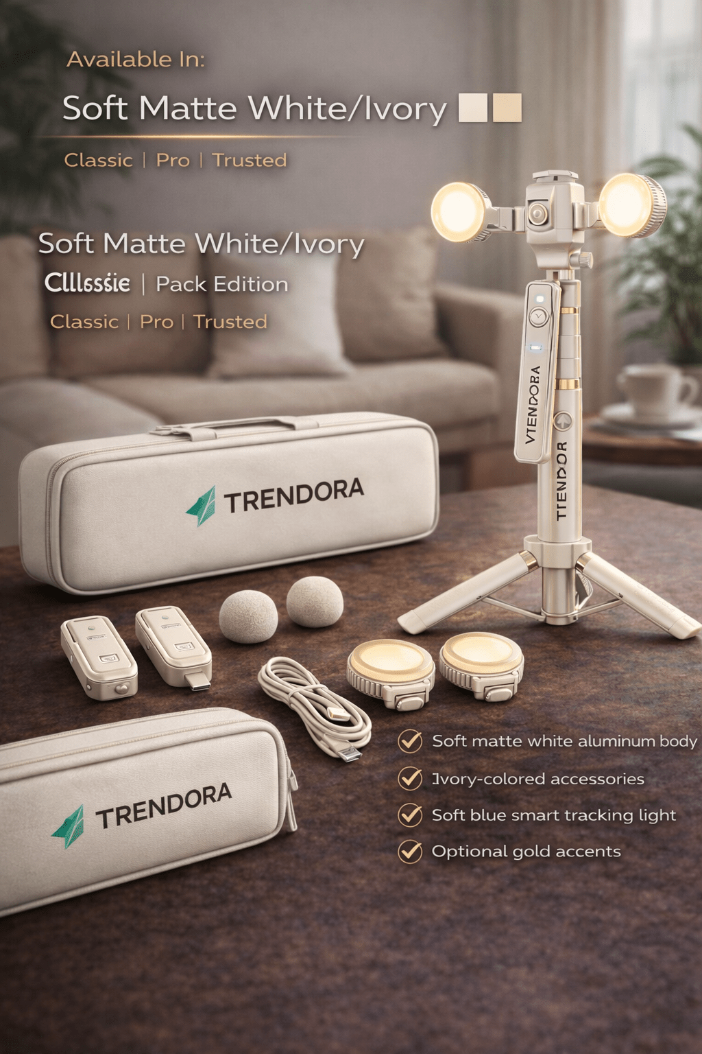 trendoraneckpillow travelblender AIsmarttripod