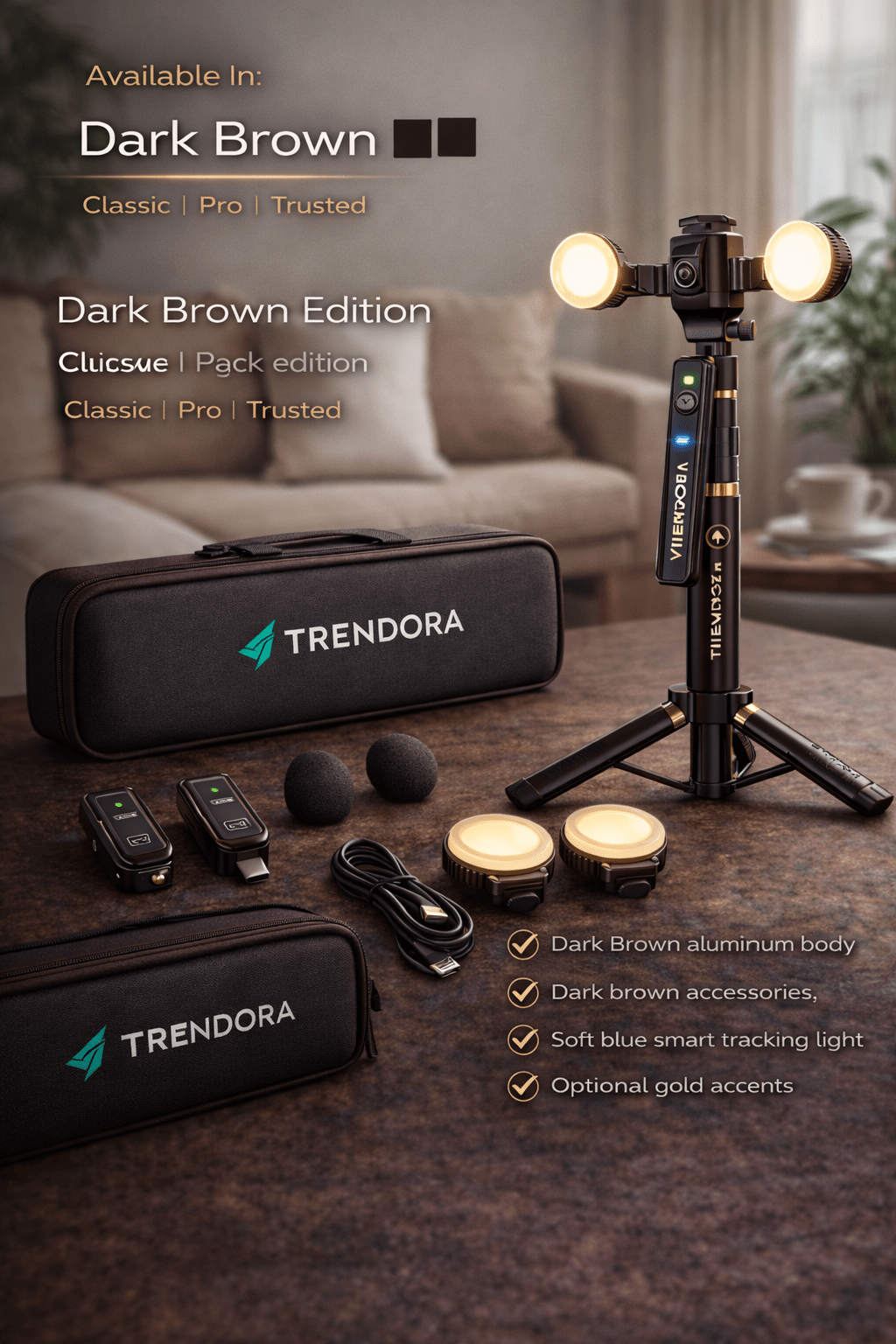 trendoraneckpillow travelblender AIsmarttripod